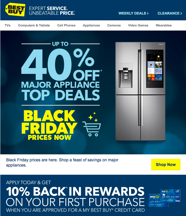 bestbuybf - holiday emails