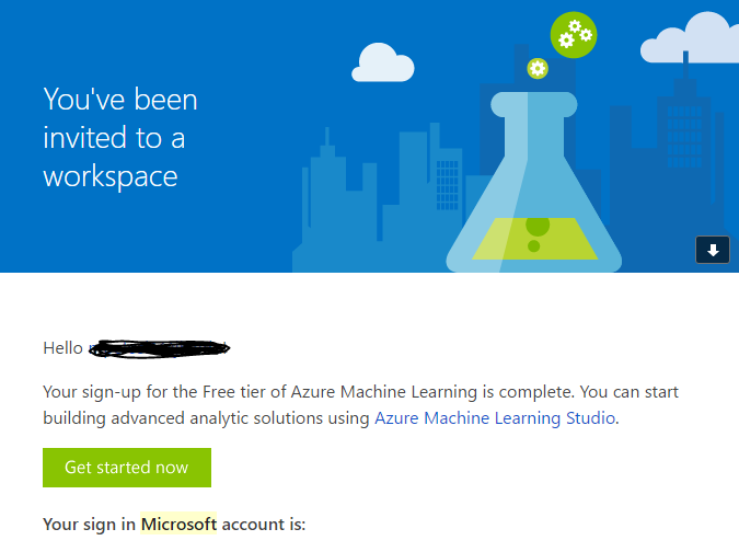 Microsoft Azure Call-to-Action