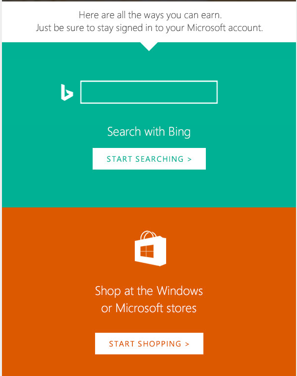 Microsoft Call to Action