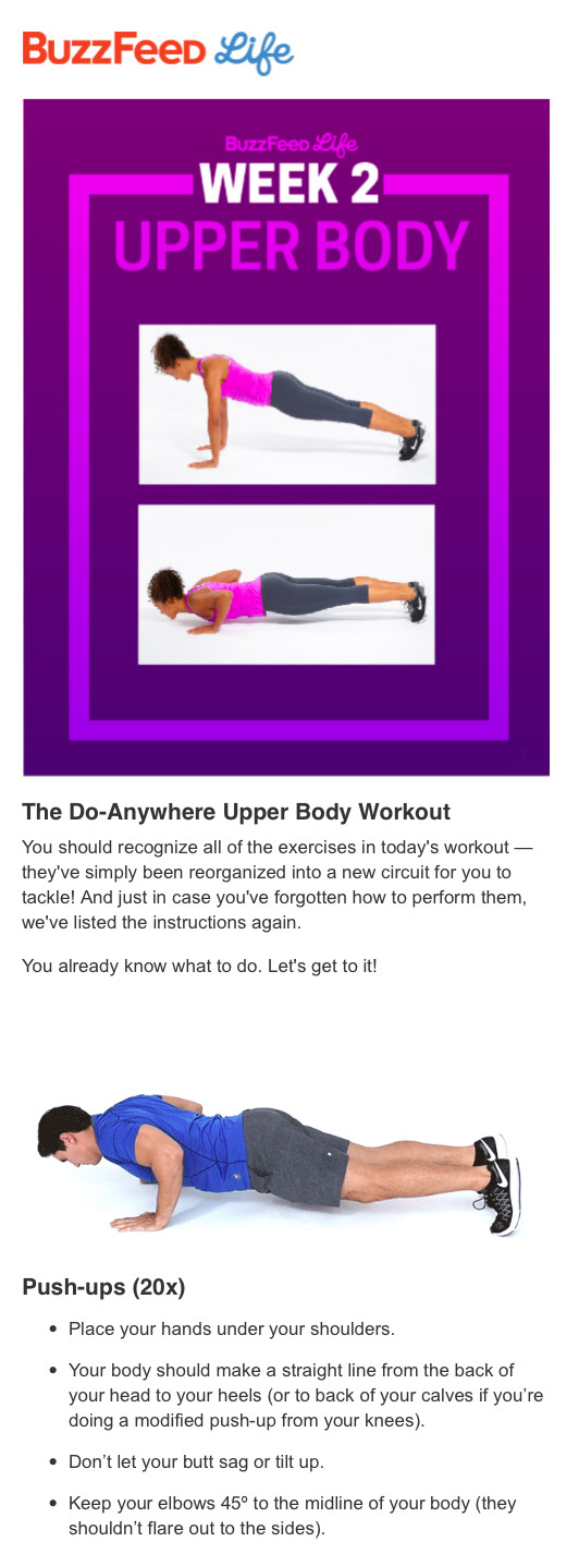 workout2 - email campaigns