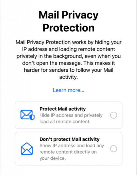 Mail Privacy Protection