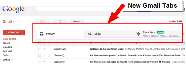 How gmail tabs impacts email marketing