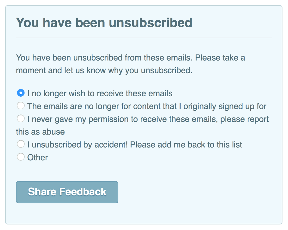 why-people unsubscribe-ExitSurvey_Marketizator